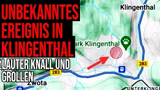 Unbekanntes Ereignis in Klingenthal  Grollen und lauter Knall am 27042024 [upl. by Nylra]