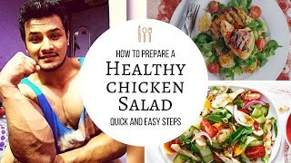 Easy Chicken Salad Recipe  Quick and Healthy Recipe  The Alpha Fitness [upl. by Skolnik592]