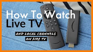 How to Watch Live TV and Local Channels on Fire Stick amp Fire TV Cube [upl. by Nnaitsirhc]