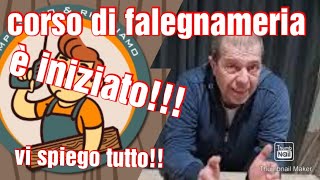 Siete pronti ragazzi inizia il corso da 0 a falegname scuola di falegnameria [upl. by Alyosha]