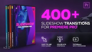 400 Slideshow Transition For Premiere Pro  Easy to Use  Fast Render [upl. by Iver]