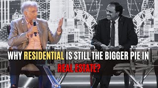 Why Residential is still the bigger pie in Real estate Dr Niranjan Hiranandani [upl. by Ruskin580]