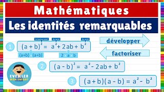 Les identités remarquables [upl. by Raddi]