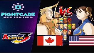 Street Fighter Alpha 3 MtlSars vs TakeM [upl. by Nylegna871]