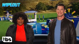 Wipeout Best John Cena and Nicole Byer Moments Mashup  TBS [upl. by Jilleen]