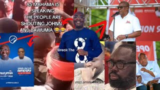 BREAKING Crowd Scream Bawumias Name At Mahamas Campaign Grounds In Volta Region [upl. by Pelag]