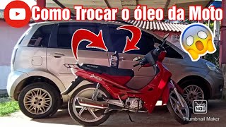 Como trocar o óleo da Shineray Phoenix 50cc🔥💥 [upl. by Solohcin714]