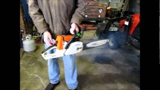 Cold Startup Stihl 026 [upl. by Delores]