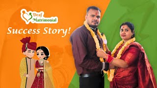 🎉✨ Success Story at Deaf Matrimonial Meet Vinod amp Pinky ✨🎉 [upl. by Cacka]