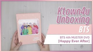 Ktown4u Unboxing BTS  4th Muster Happy Ever After DVD 방탄소년단 언박싱 [upl. by Clippard]