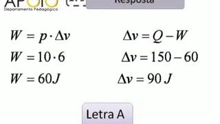 Física  Exercícios do Estudo dos Gases e as leis da Termodinâmica [upl. by Miah]