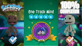 Sackboy One Track Mind  Twoplayer Gameplay  All Orbs Collected [upl. by Dlaniger438]