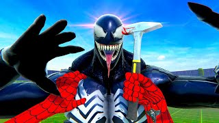 50 Ways to Kill VENOM in Virtual Reality  Bonelab VR Mods [upl. by Hctim]