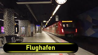 SBahn Station Flughafen  Frankfurt 🇩🇪  Walkthrough 🚶 [upl. by Kcorb]