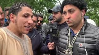 MO DEEN ALLOWED BACK CONFRONTS SHAMSI SHAMSI GIVES MO DEEN ADVICE  speakers corner 16619 [upl. by Esiled]