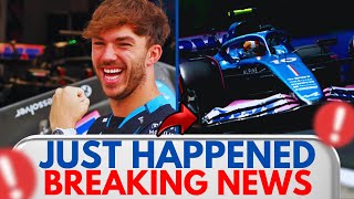 Pierre Gasly extends contract with Alpine  f1 news [upl. by Rimidalb]