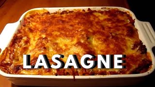 Lasagne à la bolognaise et au béchamel faite maison  Lasagnes traditionnelles  Recette  2 [upl. by Ahaelam]