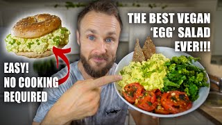 The Best Vegan Egg Salad  Easy Quick amp High in Protein [upl. by Maitland]