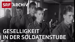 Soldatenstube 1964  Schweizer Armee  SRF Archiv [upl. by Anton]