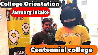 College Orientation Centennial College  First day at College  January Intake Orientation  vlog 2 [upl. by Lrae]