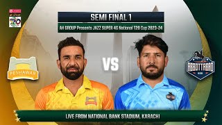 Live  Peshawar vs Abbottabad  Match 61  National T20 202324  PCB [upl. by Aicnarf690]