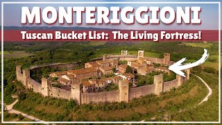 Monteriggioni What to See Eat and Do in Italy’s MEDIEVAL Fortress Town  Via Francigena [upl. by Nayt885]