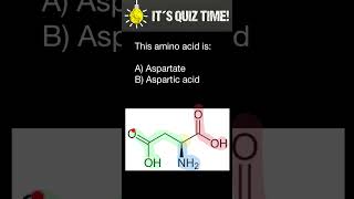 Aspartate vs Aspartic Acid [upl. by Gregoor]