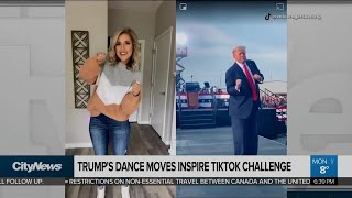 Trumps dance moves inspire TikTok challenge [upl. by Stimson]