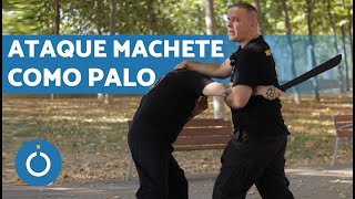 KRAV MAGA para DEFENSA PERSONAL 🔪 Cómo Defenderte de un Machete Desde Lejos [upl. by Dibrin806]