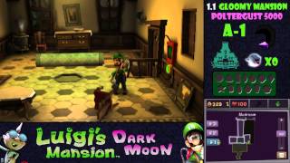 Luigis Mansion Dark Moon Walkthrough 11  Poltergust 5000 A1 [upl. by Kreit827]