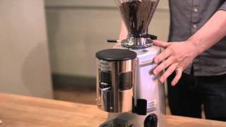 Mazzer Super Jolly Espresso Flat Burr Grinder with Doser Overview [upl. by Enyawd]