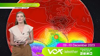 09  10 December 2023  Vox Weather WEEKEND Forecast powered by Stage Zero [upl. by Jourdain248]