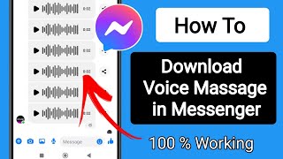 How to Download Voice Messages on Messenger Quick amp Easy [upl. by Conners]