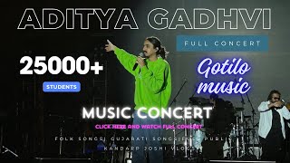 Aditya Gadhvi KAVIRAJ Live Concert In Vadodara 2024  Folk Music  Vlog 25 AdityaGadhvi [upl. by Ocker854]