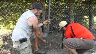 DIY Chain Link Fence Stretcher [upl. by Nichole]