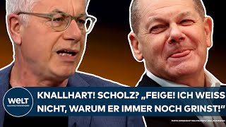 DEUTSCHLAND Olaf Scholz quotFeige Ich weiß nicht warum er immer noch grinstquot Knallharte Abrechnung [upl. by Marlena]