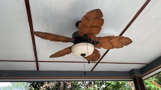 44” Home Decorators Collection Palm Cove Ceiling Fan no electricity [upl. by Amalea]