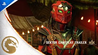 Mortal Kombat 1 Khaos Reigns  Official Sektor Gameplay Trailer  PS5 Games [upl. by Dafodil]