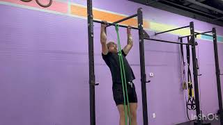 Banded Assisted Isometric PullUp Hold [upl. by Padegs]