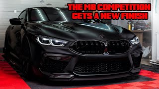 THE BMW M8 COMPETITION gets a new finish  PPF SATIN [upl. by Esiralc]