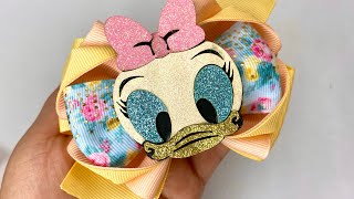 🎀 Tutorial Lazos de personajes animados 🎀 aprende paso a paso 🤗❤️ HANDMADEBOWRIBBON [upl. by Allister]