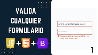 Validar cualquier formulario con JavaScript  12 [upl. by Etnoid]