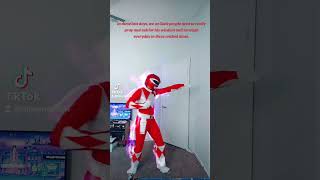 Red rangers TKD Kata with a motivational message martialarts kungfu god jesuschrist [upl. by Yoshi]