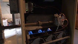 OLD GAS FURNACE PILOT GOES OUT AFTER 2 WEEKS [upl. by Prasad712]