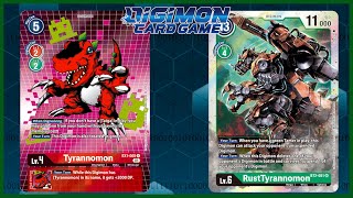 Christmas Tyrannomon Deck Profile  Digimon TCG EX1 [upl. by Kelwen]