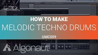 How to make Melodic House and Techno Drums like ARTBAT  ampME  PigampDan UMC009  Algonaut [upl. by Aicilana]