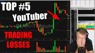 Top 5 YouTuber Live Trading Losses with Reactions [upl. by Anailuig]