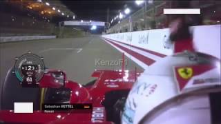 Sebastian Vettel wins the Bahrain GP 2017  Last Lap Onboard [upl. by Foss273]