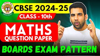 Board Exams Pattern Class 10 Maths  Chapter wise weightage  cbse class10 [upl. by Filmore]