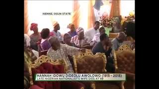 Prominent Nigerians pay condolence visit to Awolowos family [upl. by Krisha]